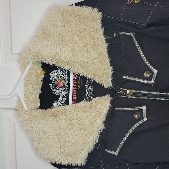 Twisted Heart Black Jacket Sz. see measurements (M) - Picture 3 of 12